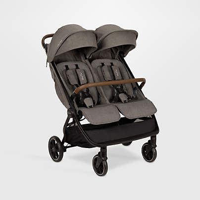 Nuna ® TRVL ™ Dubl Granite Grey Compact Travel Baby Stroller