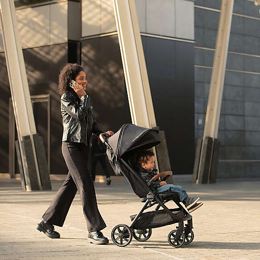 Nuna ® TRVL LX ™ Caviar Compact Travel Baby Stroller