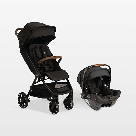 Nuna ® PIPA ™ Urbn Caviar Black Baseless Baby Car Seat + TRVL LX ™ Stroller Next Travel System