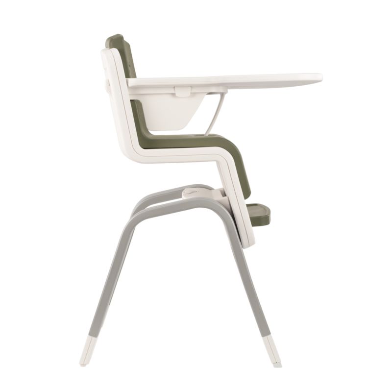 Nuna ® ZAAZ ™ White and Pine Green Plastic Baby High Chair - image 5 of 10