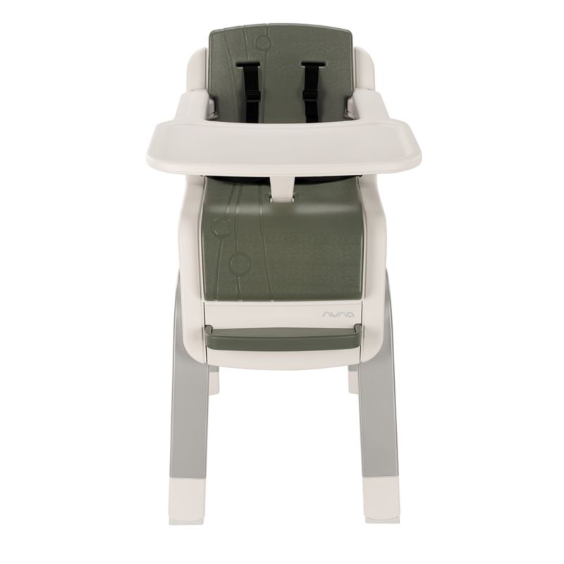 Nuna ® ZAAZ ™ White and Pine Green Plastic Baby High Chair - image 4 of 10