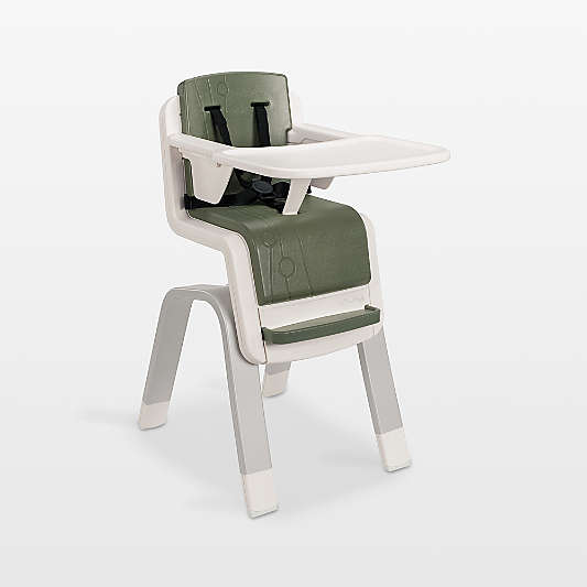 Nuna ® ZAAZ ™ White and Pine Green Plastic Baby High Chair