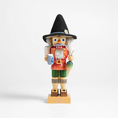 View Handmade Bavarian German Nutcracker 11" details