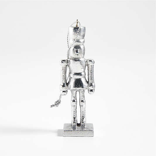 Silver Nutcracker Christmas Tree Ornament