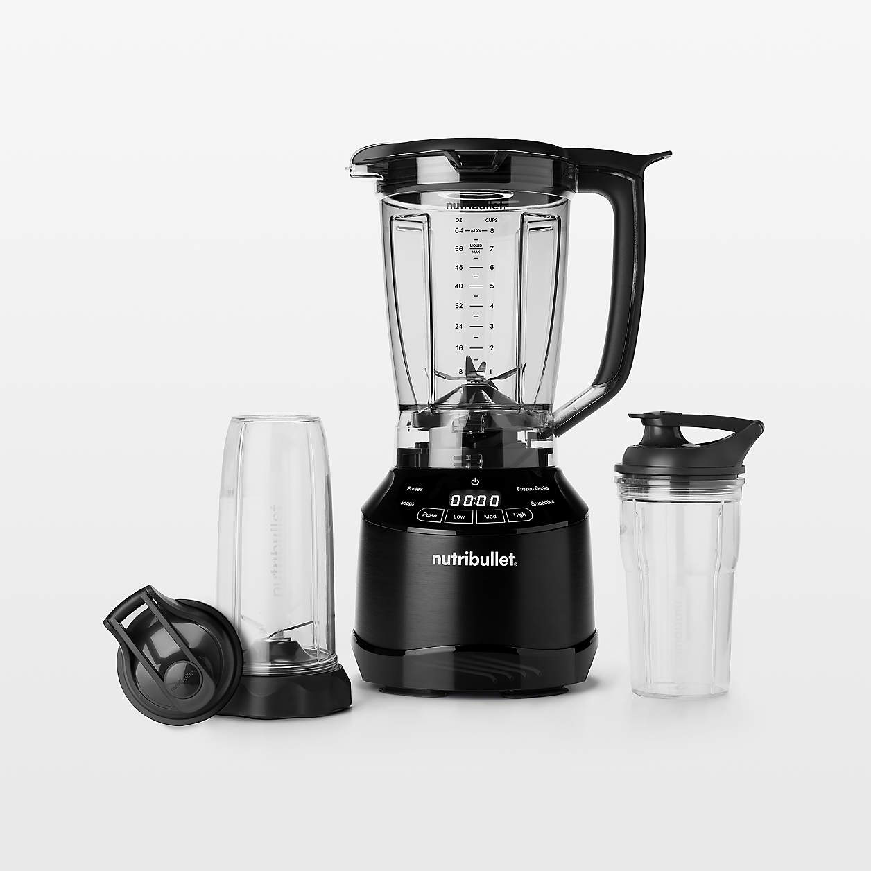 Nutribullet Smart Touch Black Blender Combo with SingleServe Cups