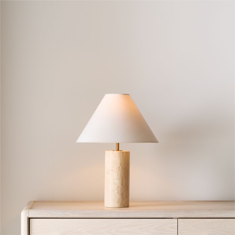 Navagio Travertine Table Lamp 18.5" - image 5 of 10