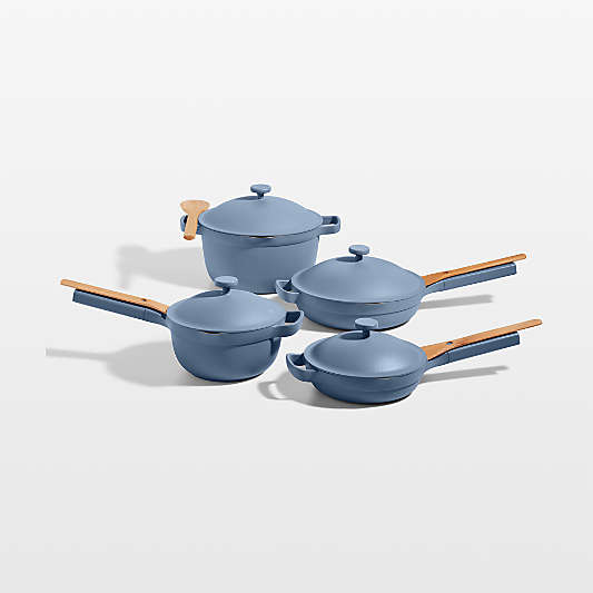 Our Place Blue Salt Ceramic Non-Stick 13-Piece Cookware Set