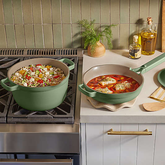 Our Place Sage Ceramic Non-Stick Cookware Duo