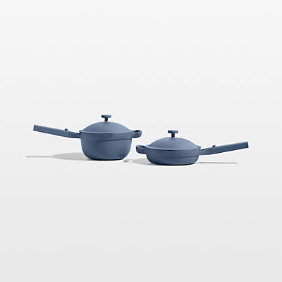 Our Place Blue Salt Ceramic Nonstick Mini Cookware Duo