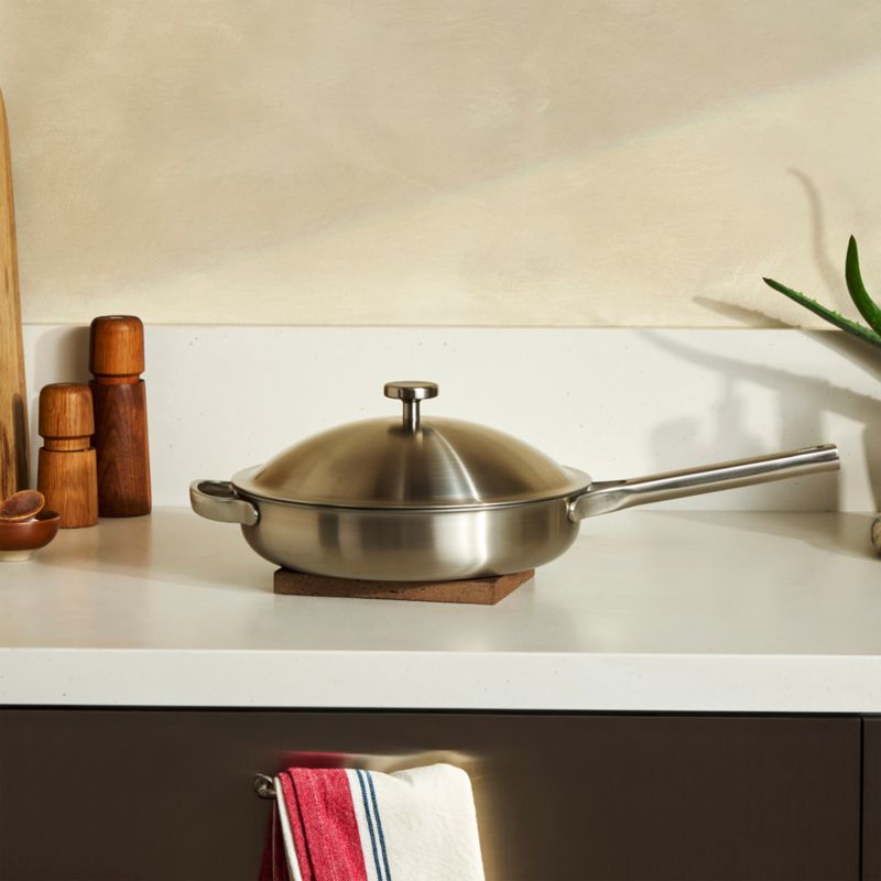 Our Place Brushed Stainless Steel Titanium Always Pan ® Pro - image 1 of 4