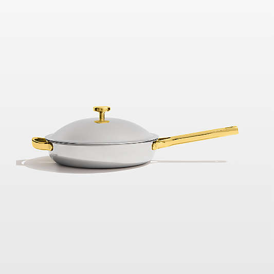 Our Place Chrome and Gold Titanium Large Always Pan ® Pro