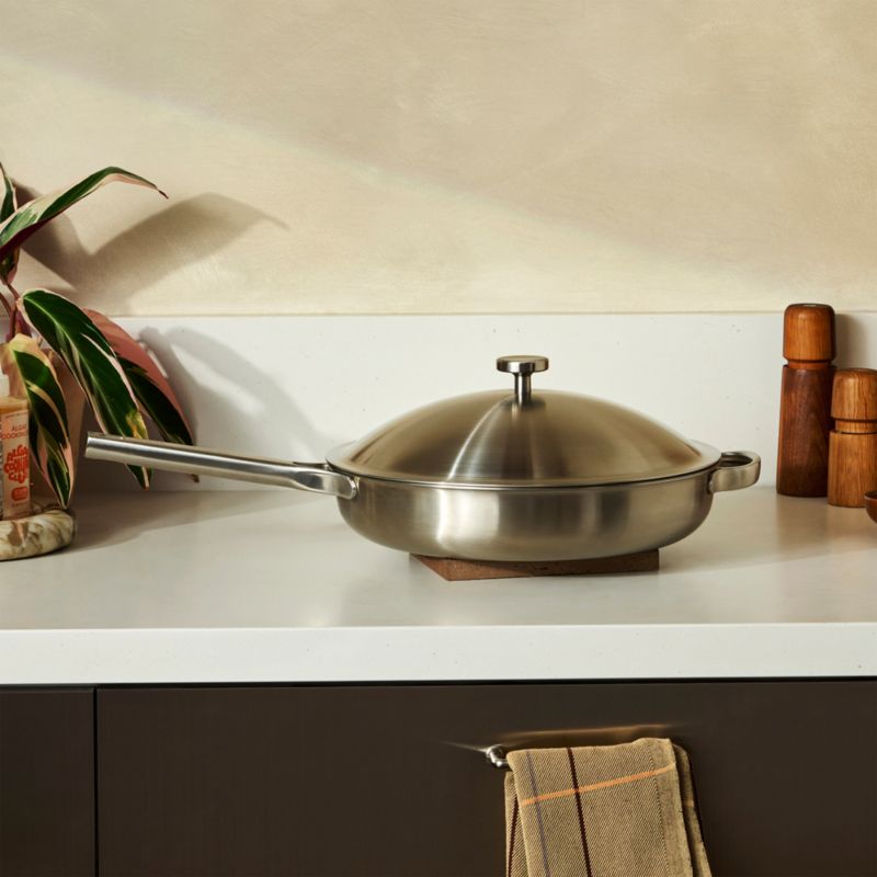 Our Place Brushed Stainless Steel Titanium Large Always Pan ® Pro - image 1 of 2