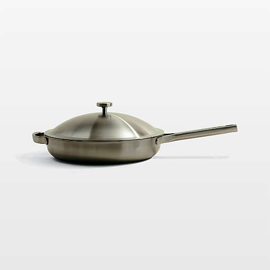 Our Place Brushed Stainless Steel Titanium Large Always Pan ® Pro