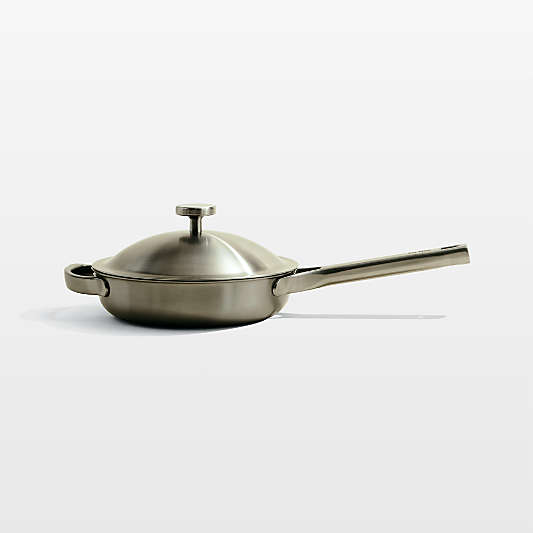 Our Place Brushed Stainless Steel Titanium Mini Always Pan ® Pro