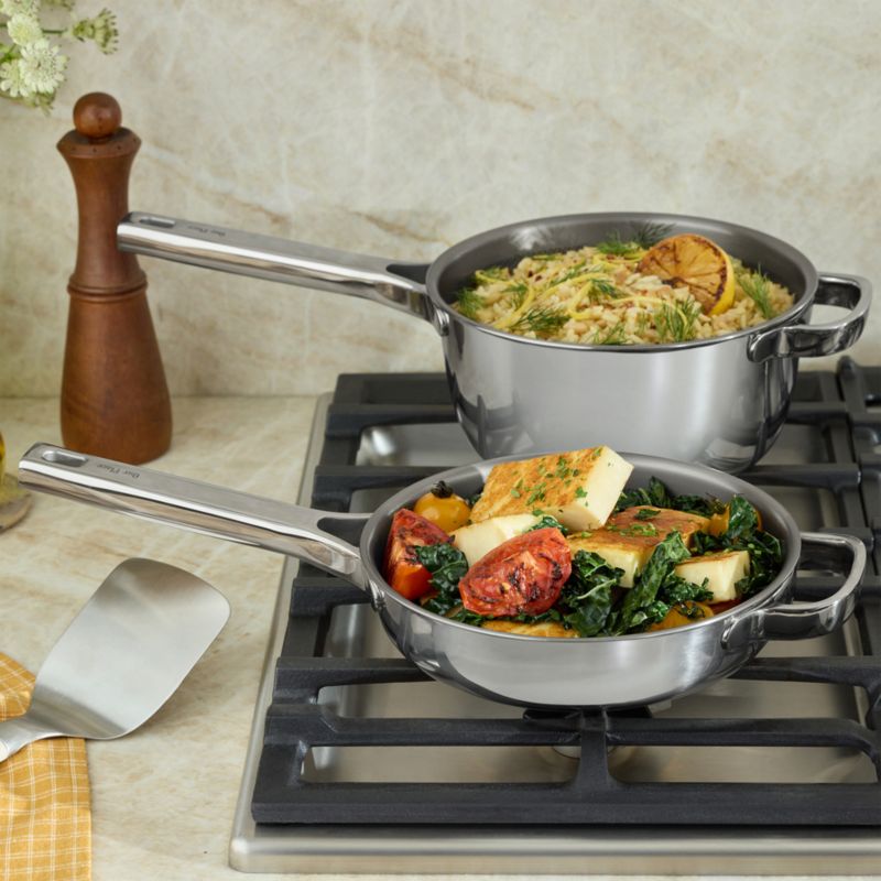 Our Place Titanium Pro Brushed Stainless Steel 6-Piece Cookware Set - image 5 of 8