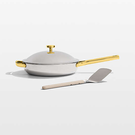 Our Place Titanium Always Pan ® Pro 10" Gold and Chrome Fry Pan