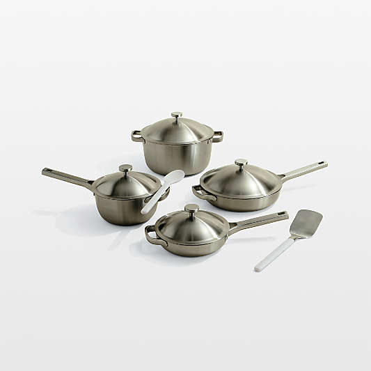 Our Place Brushed Titanium Pro Cookware Set
