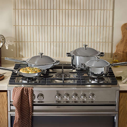 Our Place Titanium Pro Chrome 10-Piece Cookware Set