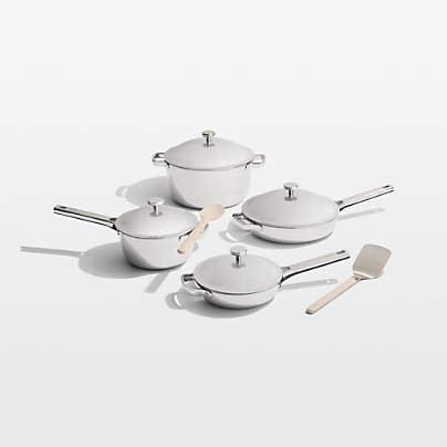 Our Place Titanium Pro Chrome 10-Piece Cookware Set
