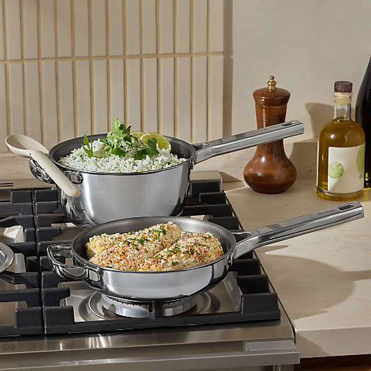 Our Place Titanium Pro Chrome Mini Cookware Duo
