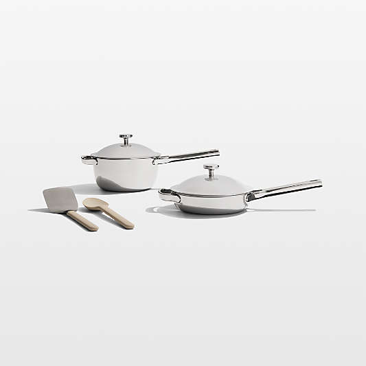 Our Place Titanium Pro Chrome Mini Cookware Duo