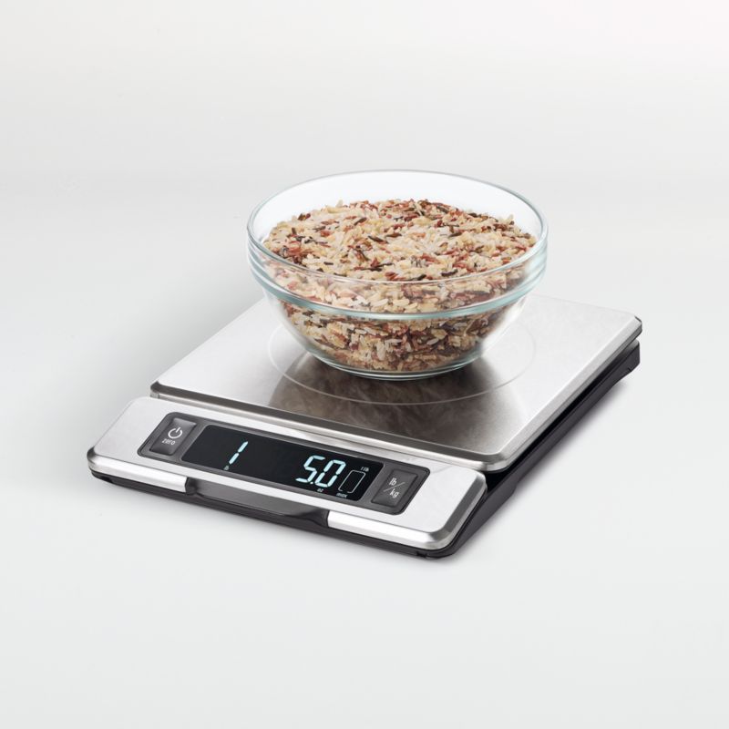 OXO Good Grips 11 lb Stainless Steel Food Scale with Pull Out Display