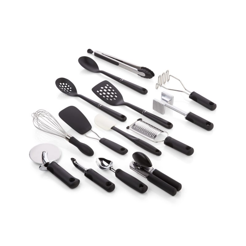 OXO Good Grips 15-Piece Everyday Kitchen Utensil Set – Big Daddy Supply  House