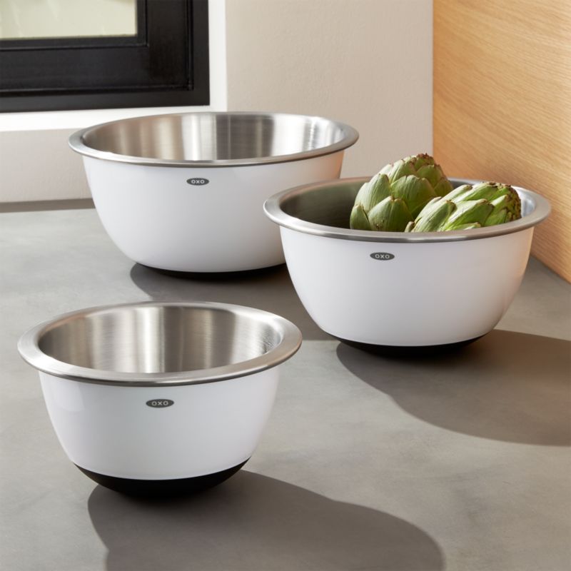 OXO ® Stainless Steel Mixing Bowls, Set of 3 - image 7 of 10