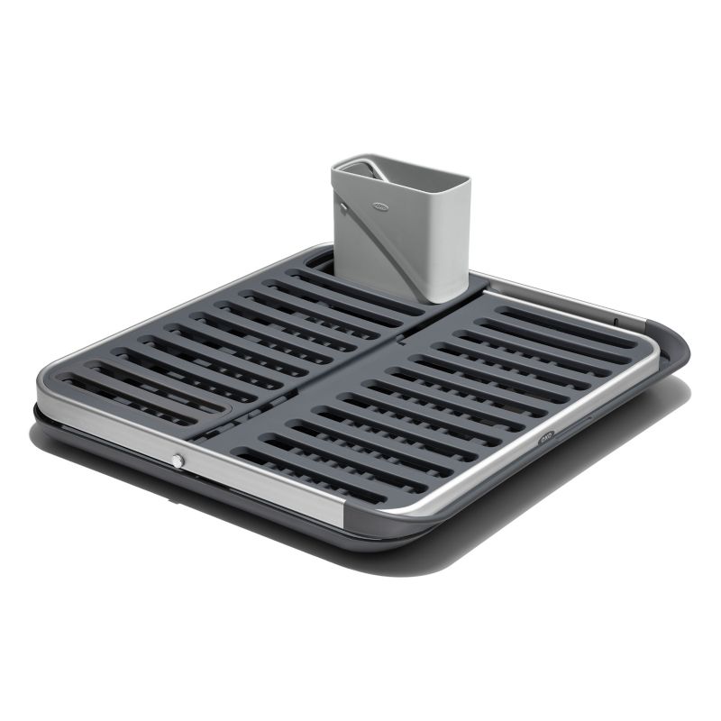 OXO ® Aluminum Fold Flat Dish Rack - image 6 of 12