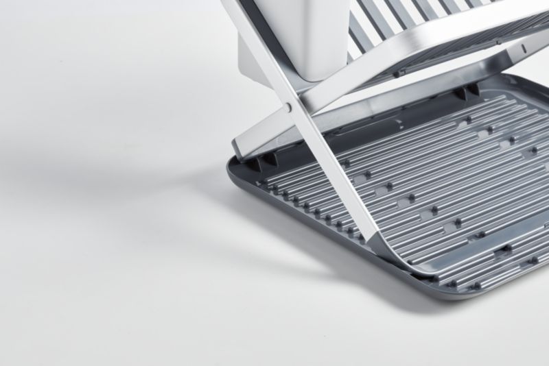 OXO ® Aluminum Fold Flat Dish Rack - image 4 of 12