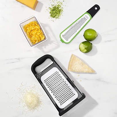 OXO Etched Box Grater with Removable Zester