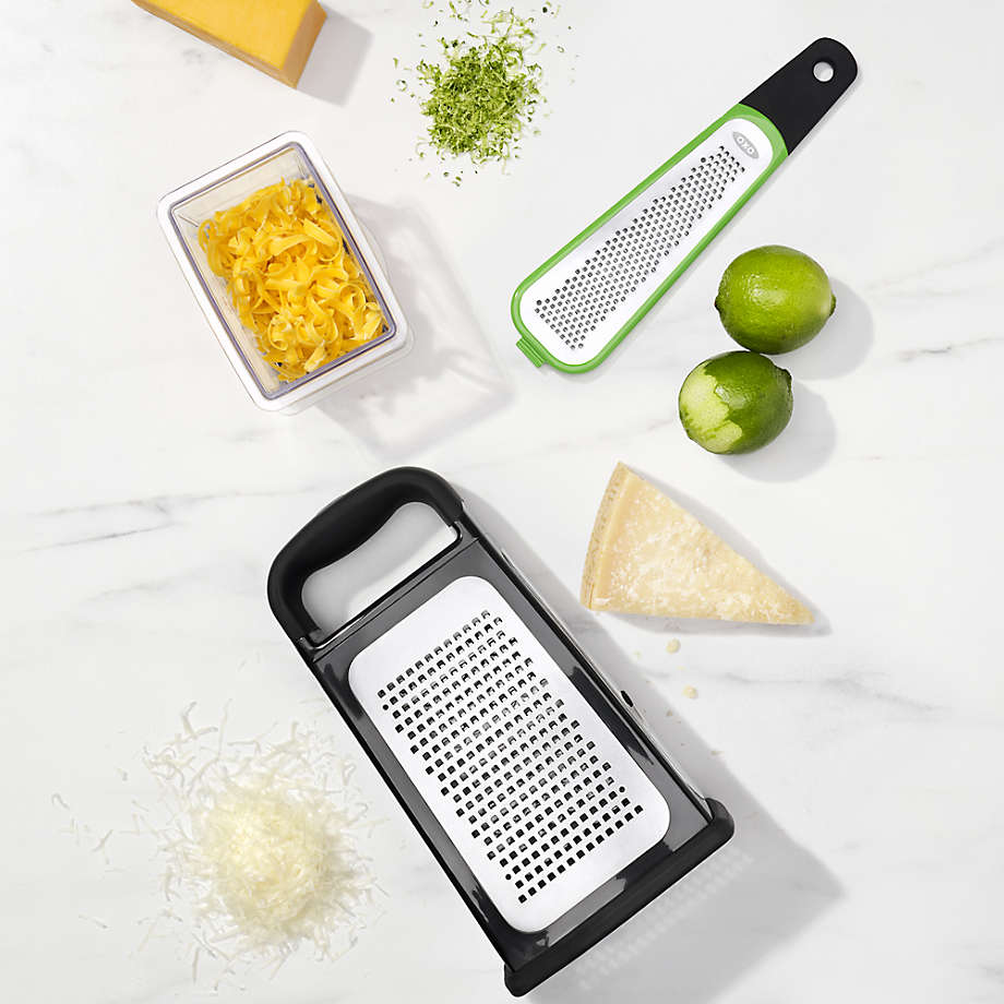 OXO Box Grater with Removable Zester + Reviews | Crate & Barrel