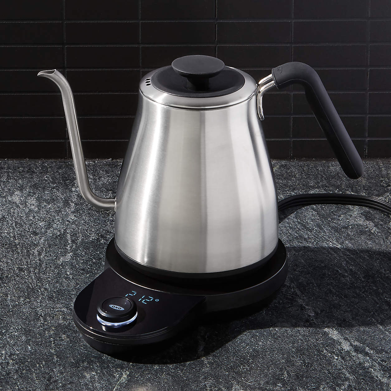 OXO Brew Adjustable Temperature PourOver Kettle + Reviews Crate & Barrel