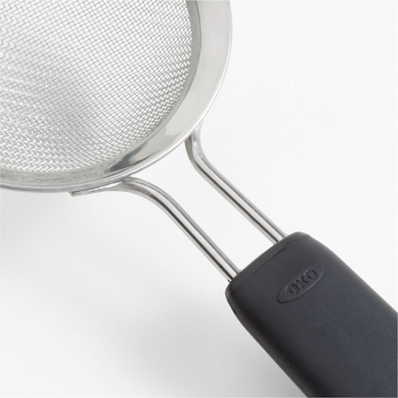 Oxo 38991 8 In. W X 15 In. L Silver Stainless Steel Strainer - To