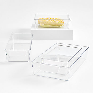 View OXO ® Good Grips 4-Piece Fridge Organizer Bin Set details