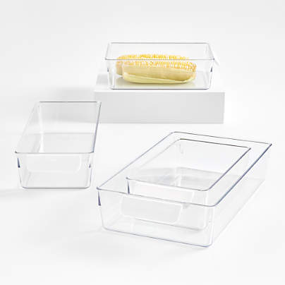 OXO 1.7 Qt. Clear Rectangular SAN Plastic Coffee/Food Storage Container  with Stainless Steel POP Lid and Plastic Scoop