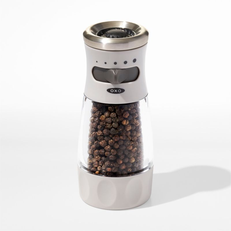 2-Piece Neutral Modern Salt and Pepper Grinder Set + Reviews