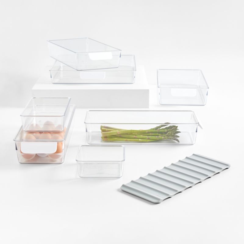 storage box organizer 17 Quart Snap Top Clear Plastic Storage Box, Gray,  Set of 8 - AliExpress