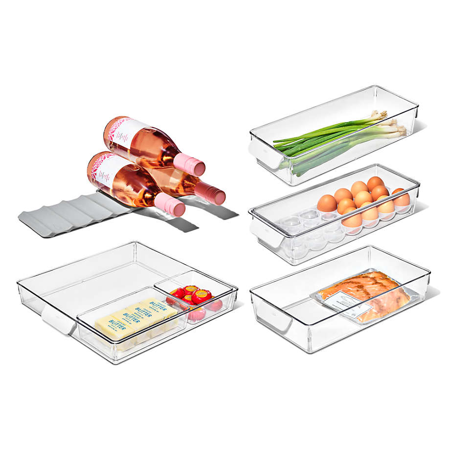 OXO Good Grips 8-Piece Fridge Organizer Set + Reviews | Crate & Barrel