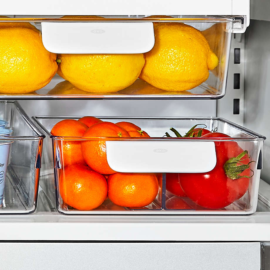 Good Grips Adjustable Refrigerator Storage Bin | OXO