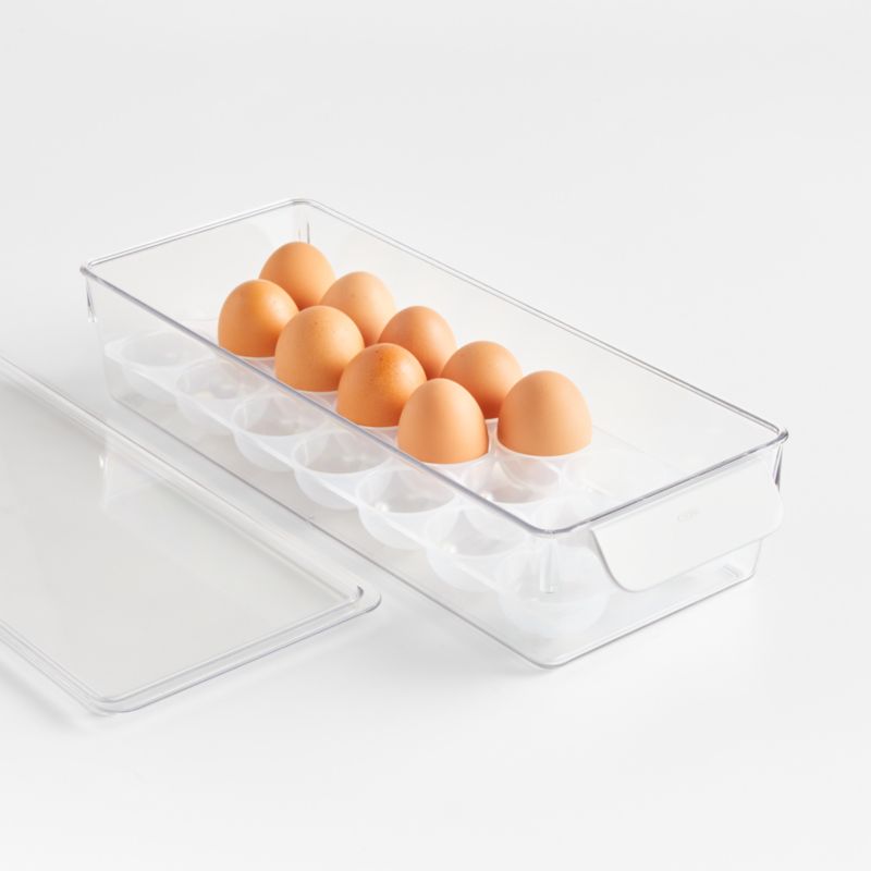 Egg Holder For Refrigerator, Snap On Egg Container For