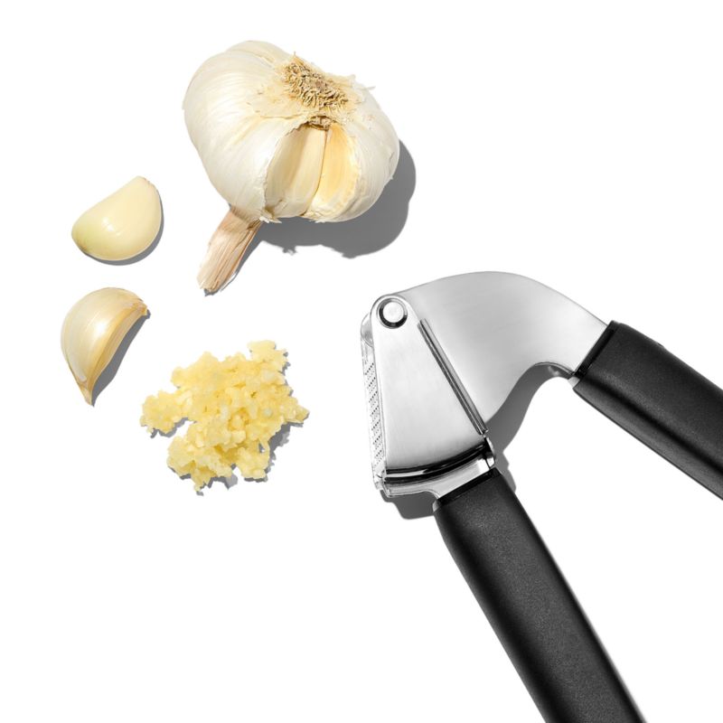 OXO Good Grips Large Capacity Garlic Press with Cleaner – Hemlock Hardware