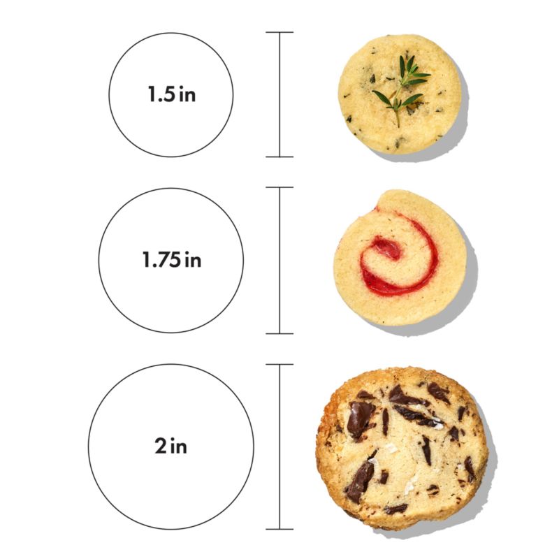 OXO Good Grips Slice and Bake Cookie Helper Silicone Mats, Set of 2 - image 6 of 9