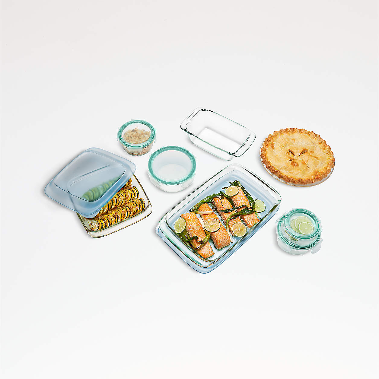 OXO Good Grips 14Piece Glass Bake, Serve & Store Set Crate & Barrel