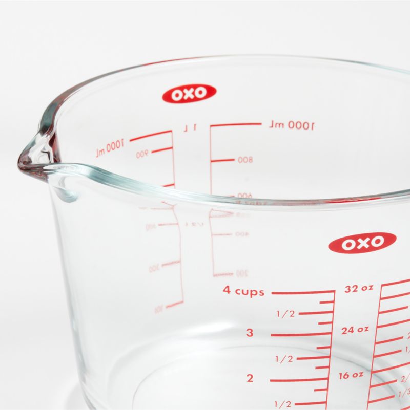 OXO 4-Cup Glass Measuring Cup - image 2 of 3