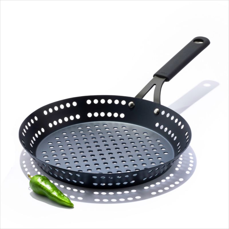 OXO Obsidian 12" Carbon Steel BBQ Fry Pan