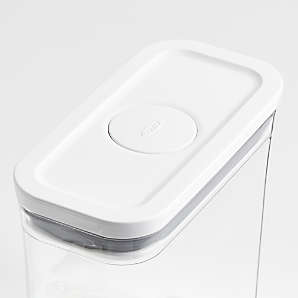 Oxo Pop 2.7qt Plastic Rectangle Airtight Food Storage Container White :  Target