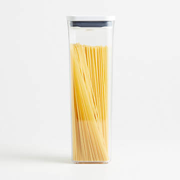  OXO Good Grips POP Container - Airtight Food Storage - Small  Square Tall 2.3 Qt Ideal for spaghetti, linguini and lasagna : Home &  Kitchen