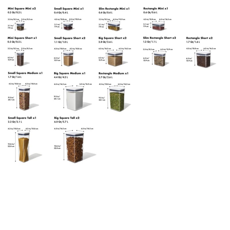 Sleek 20-Piece Stainless Steel & Clear Airtight Food Storage Set