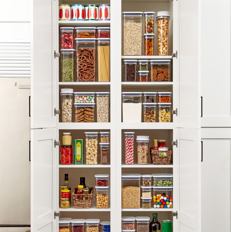 Sleek 20-Piece Stainless Steel & Clear Airtight Food Storage Set